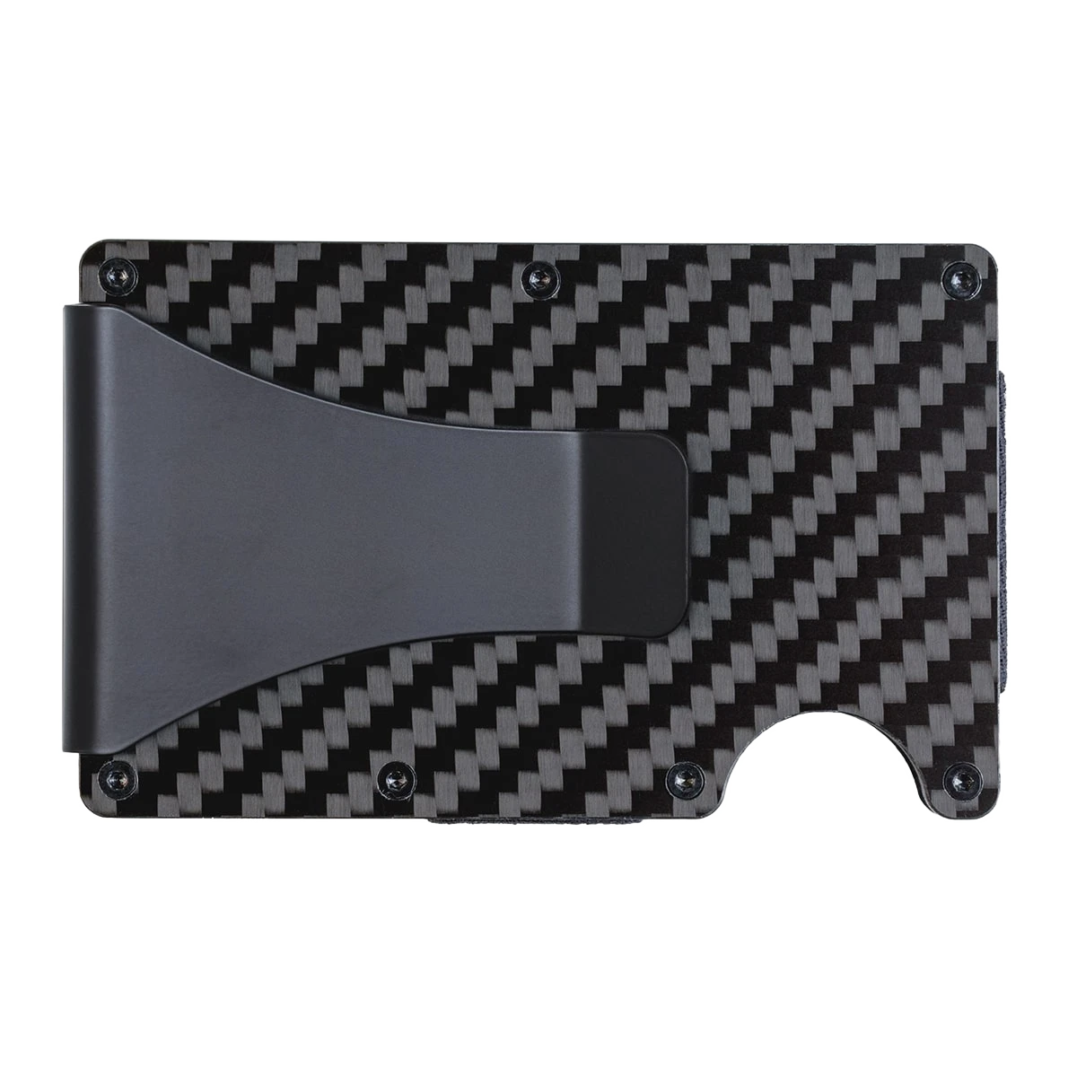 carbon fiber wallet with button